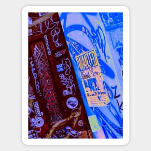 Two Pop Art Street Graffiti NYC Sticker